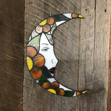 Load image into Gallery viewer, Floral Crescent Moon