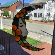 Load image into Gallery viewer, Floral Crescent Moon