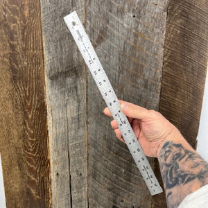 18" aluminum rule