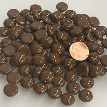 Flatback Glass Rounds 1/2