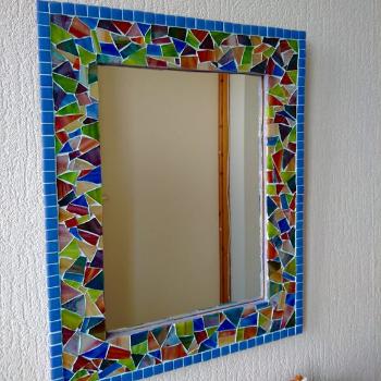 Stained Glass Mosaic Mirror 3 Week Class