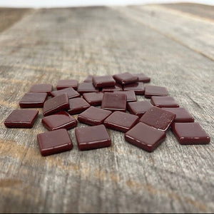 Fire Polished Glass Tesserae 1/2" square (12mm)