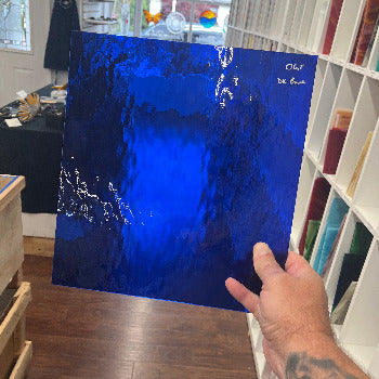 Oceanside Dark Blue Waterglass – Three Rivers Art Glass
