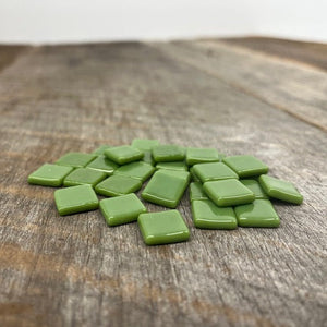 Fire Polished Glass Tesserae 1/2" square (12mm)