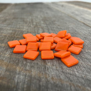 Fire Polished Glass Tesserae 1/2" square (12mm)