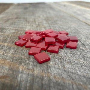Fire Polished Glass Tesserae 1/2" square (12mm)