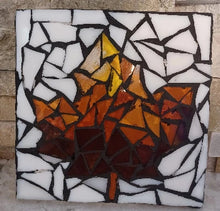 Load image into Gallery viewer, Stained Glass Mosaic Fall Trivet 3 Week Class