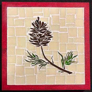Stained Glass Mosaic Fall Trivet 3 Week Class