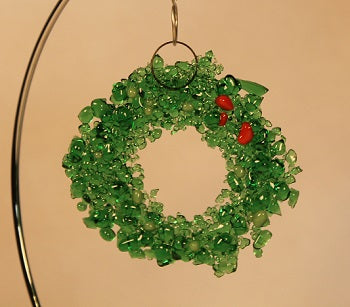 Fused Glass Wreath