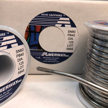 One 1 Roll Amerway 60/40 Solder for Stained Glass or Crafts. Not for  Jewelry. 